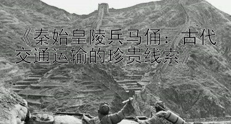 秦始皇陵兵马俑：古代交通运输的珍贵线索